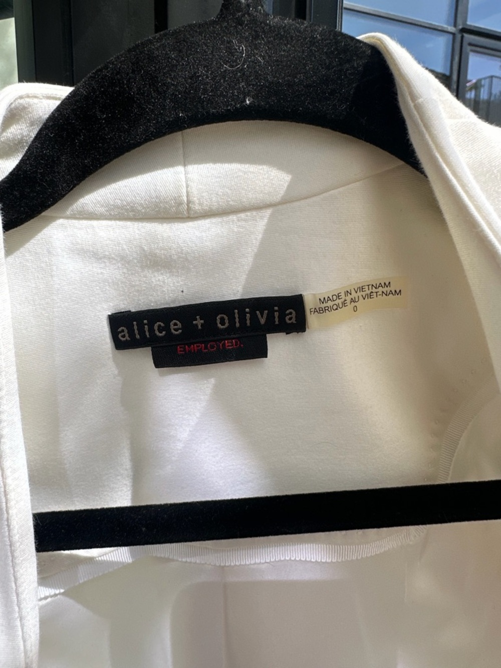Alice + Olivia Ivory Blazer